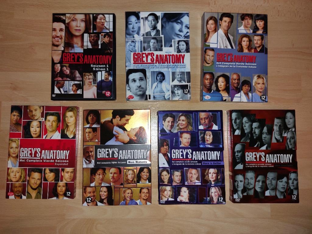 Grey's anatomy - seizoen 1 tem 7, Ophalen of Verzenden, Gebruikt, Boxset