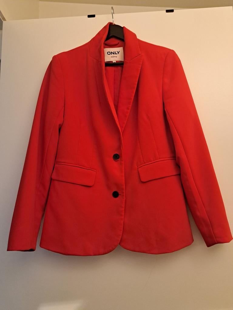 Rode blazer ONLY maat Medium, Ophalen of Verzenden, Rood