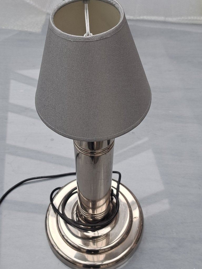 lampe de table chromée, Enlèvement