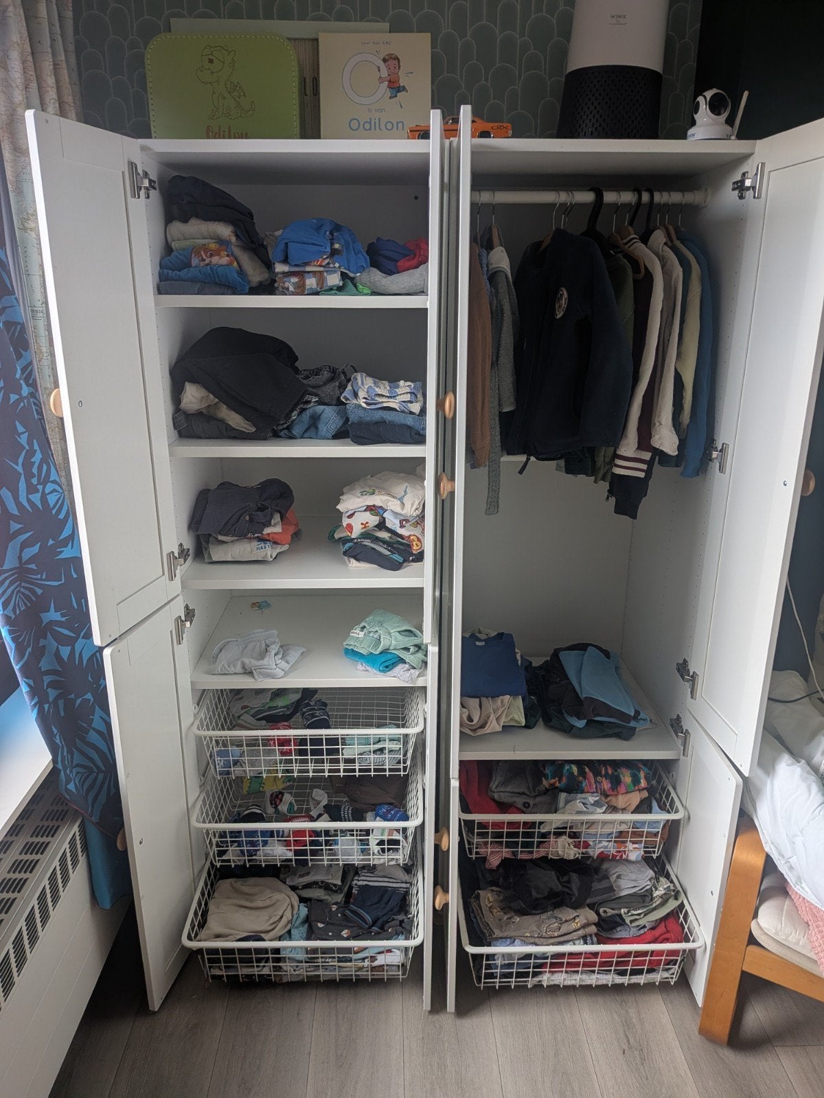 2 sets paxkasten te koop kinderkamer, Ophalen, Zo goed als nieuw, 100 tot 150 cm, 150 tot 200 cm