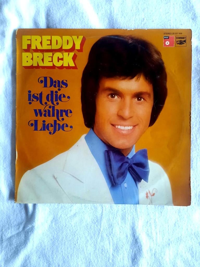 Freddy Breck - Das ist die wahre Liebe, Cd's en Dvd's, Vinyl | Overige Vinyl, Inclusief binnenhoes, Ophalen, Gebruikt, 12 inch