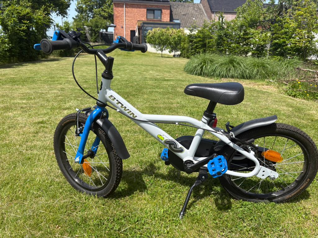 Vélo pour enfant B'TWIN 14 pouces, Vélos & Vélomoteurs, Enlèvement, Comme neuf, Frein à disque, Moins de 16 pouces