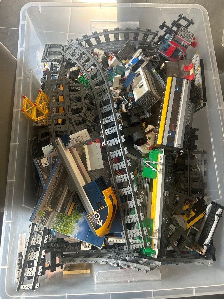 Lego treinen en vliegtuigen, Enlèvement, Utilisé, Lego