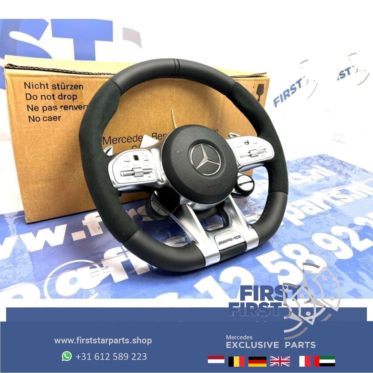2022 AMG STUUR + AIRBAG A45 CLA45 C63 E63 GLC63 GLE63 GT63 G, Gebruikt, -, Ophalen of Verzenden, -
