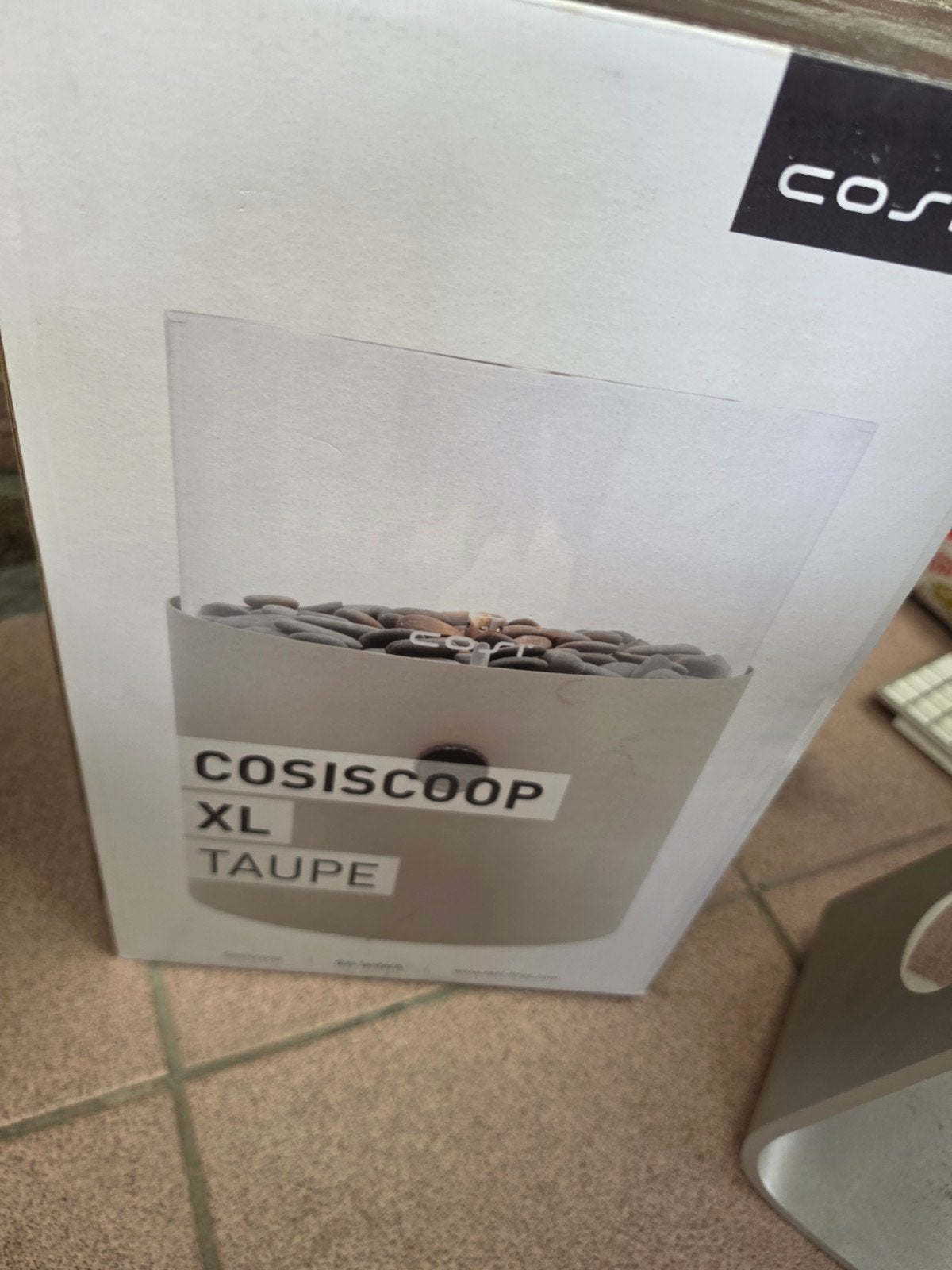 gezellig vuurtje bij steentjes erin echt mooi op salon tafel, Ophalen of Verzenden, Nieuw