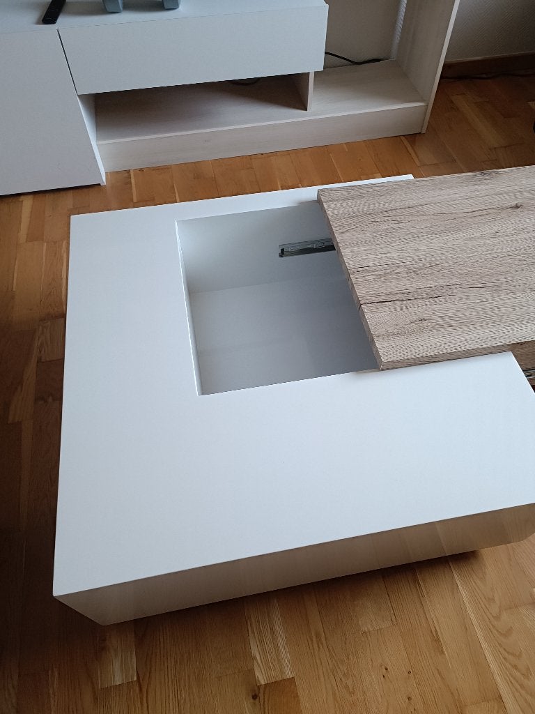 Table basse avec plateau extensible, Maison & Meubles, Tables | Tables de salon, Comme neuf, 5 – 50, 50 à 100 cm, 50 à 100 cm