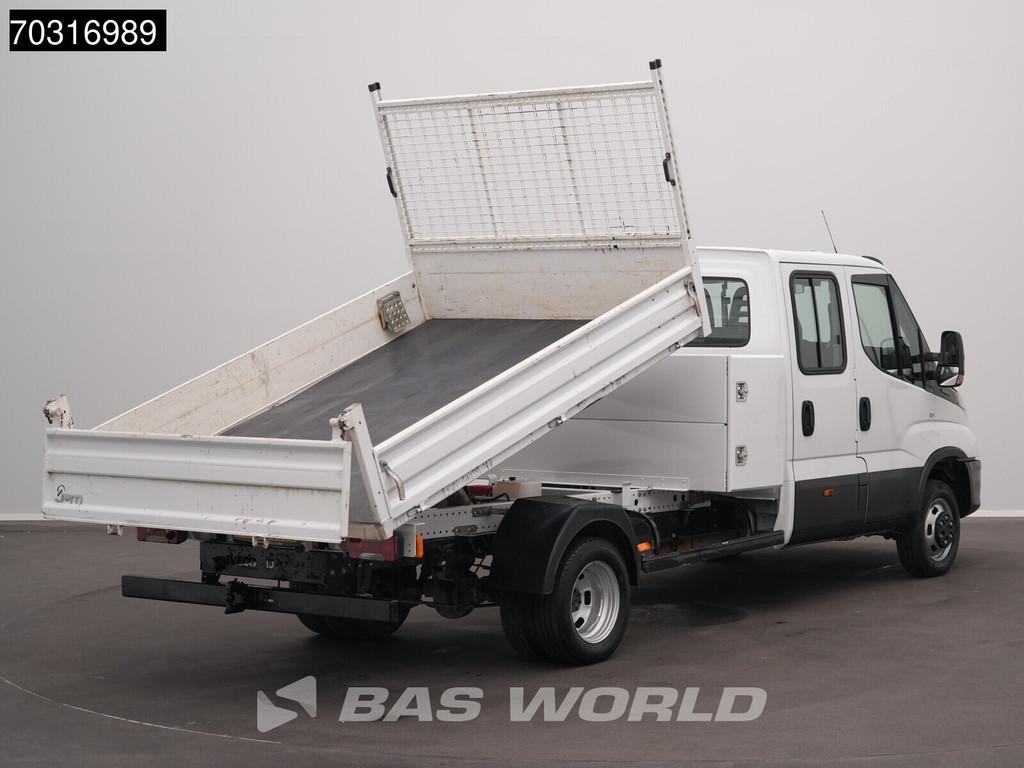 Iveco Daily 35C16 3.0L Kipper Dubbel Cabine met Kist Dubbell, Stof, Gebruikt, Euro 6, 4 cilinders