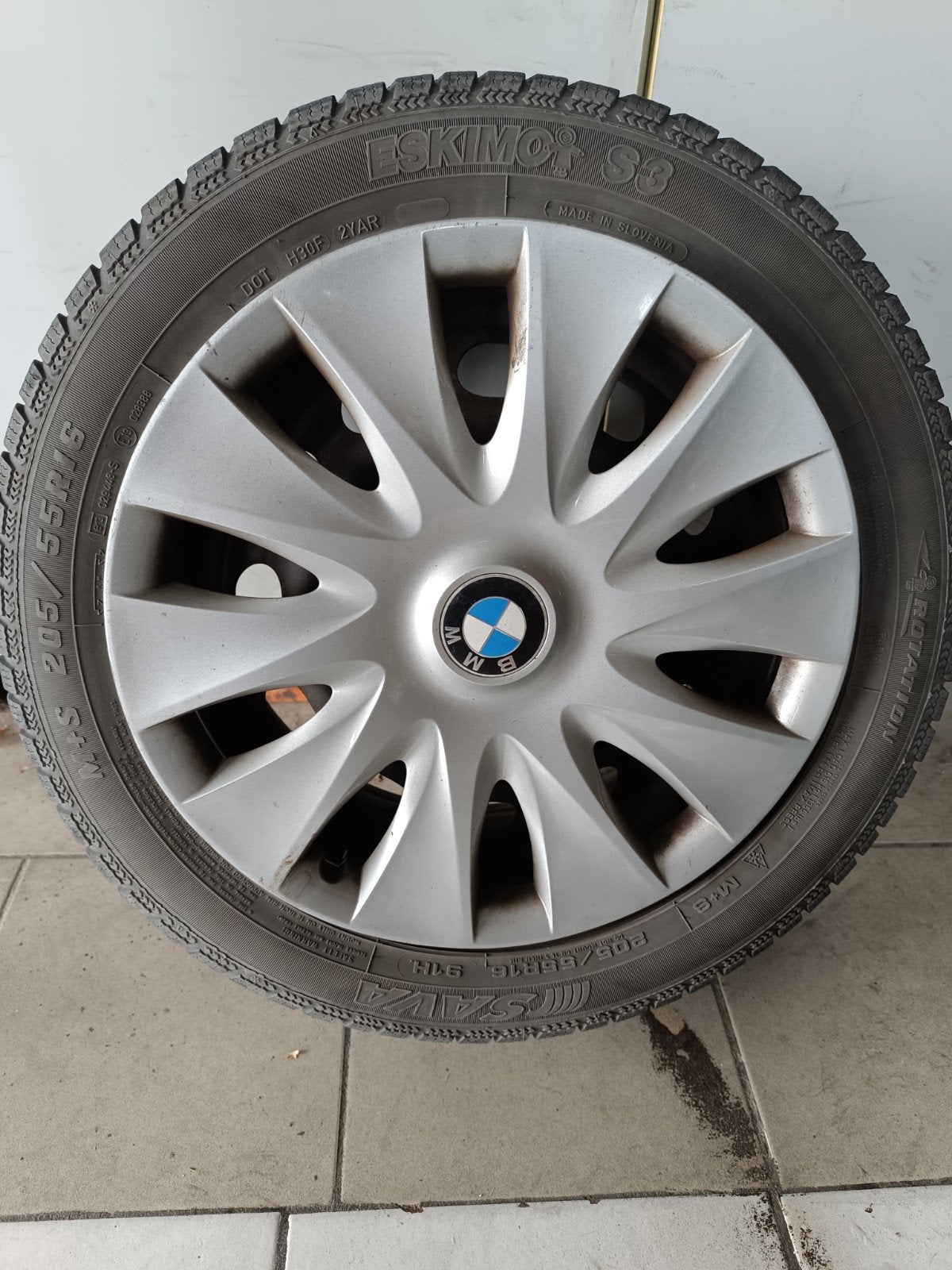 kit hiver 5x120 BMW 205 55 R16, Enlèvement ou Envoi