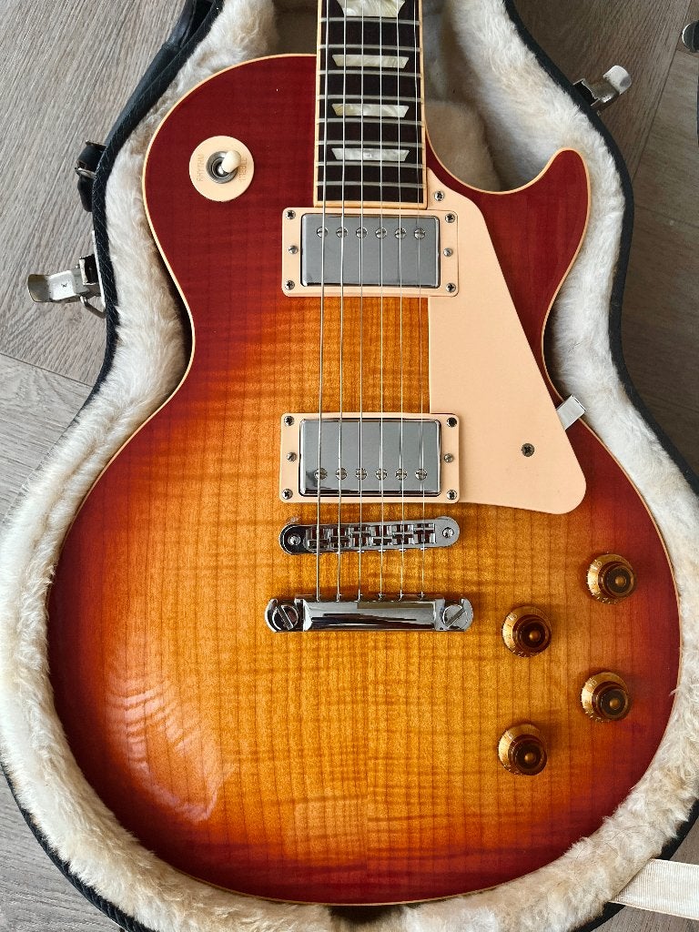 2009 Gibson Les Paul Standard Plus Heritage Cherry Sunburst, Ophalen, Gebruikt, Solid body, Gibson
