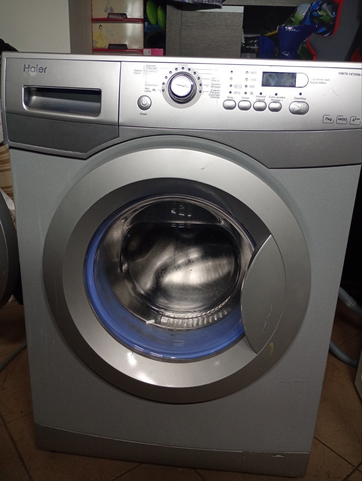 Wasmachine Haier HW70-1479 SN-DF in goede staat, Elektronische apparatuur, Ophalen