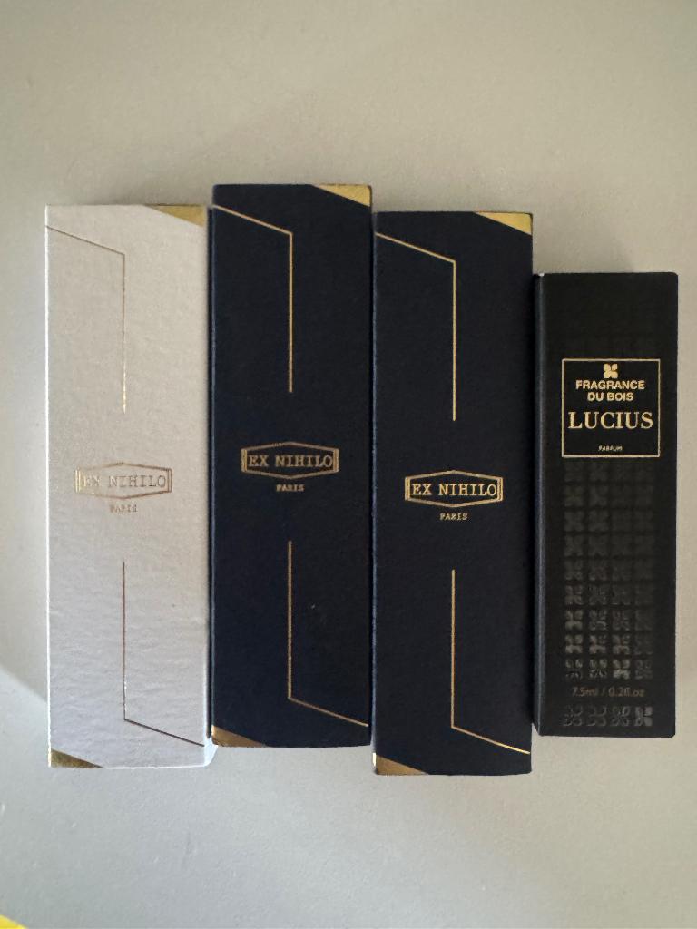 4 niche parfums samples, Ophalen of Verzenden, Nieuw