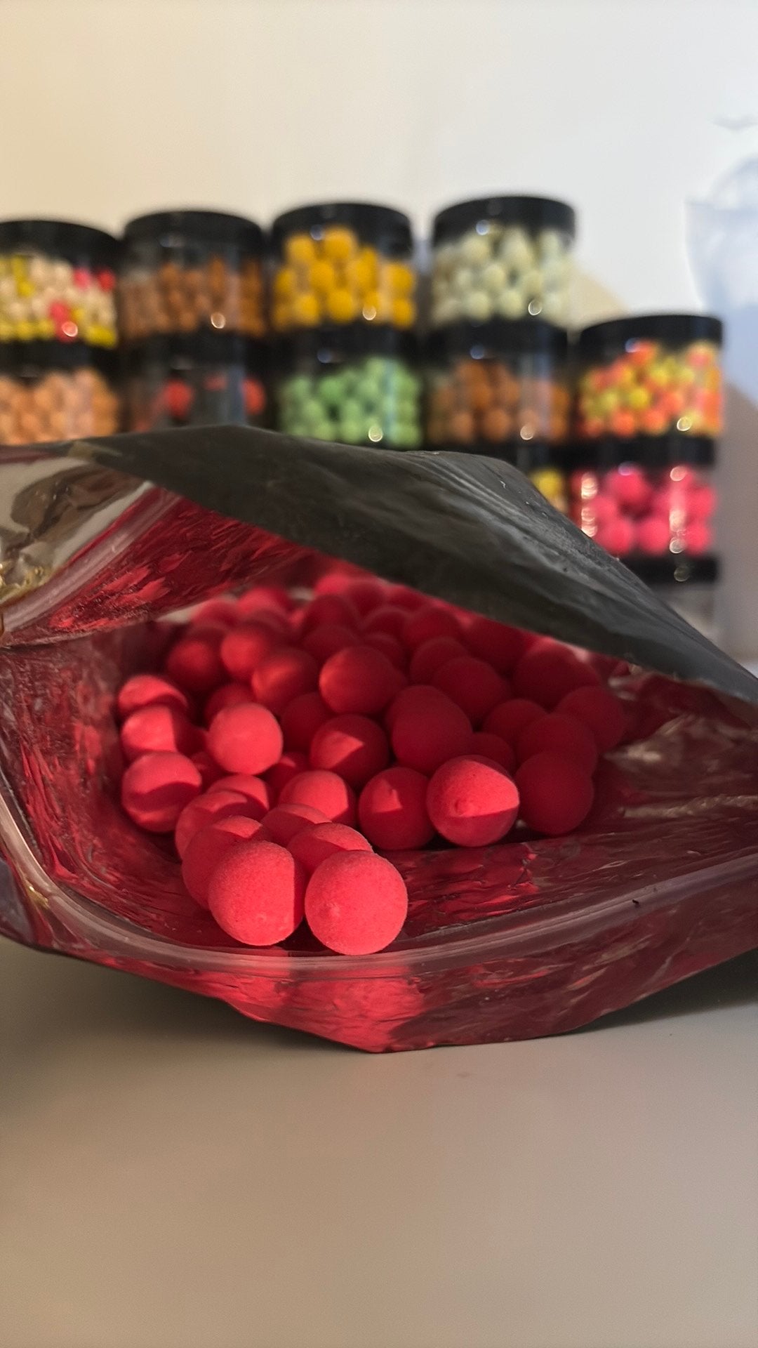 ice cream 15 mm popups, Watersport en Boten, Hengelsport | Karpervissen, Ophalen of Verzenden, Zo goed als nieuw