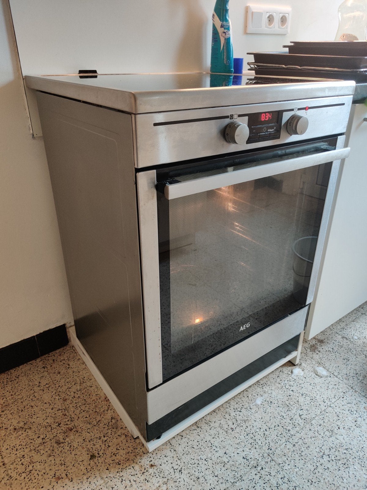 Cuisinière à induction Aeg CIB6642ABM, Electroménager, Cuisinières, Enlèvement, Induction