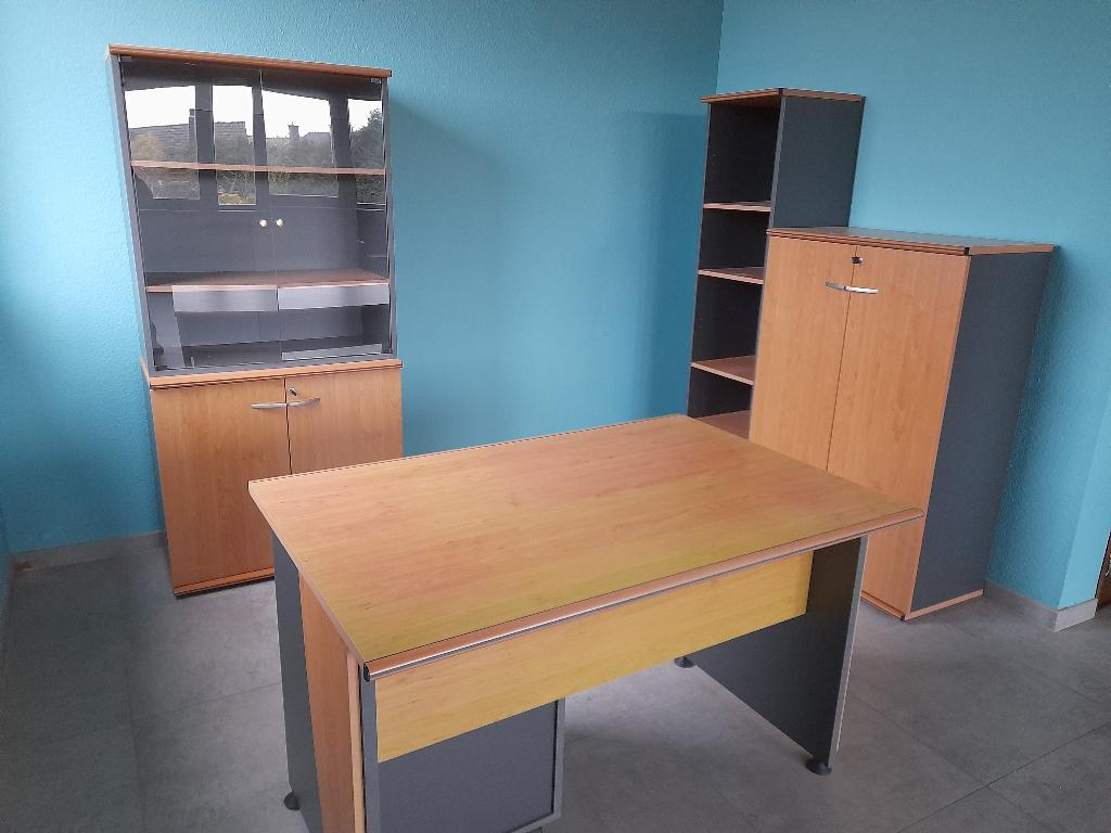 Bureau complet, Enlèvement, Comme neuf, Autres matériaux