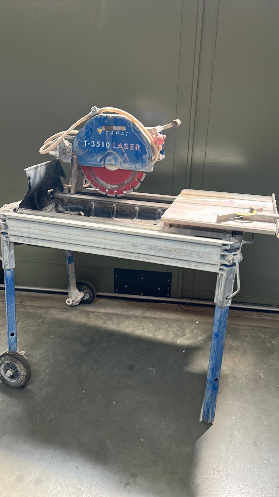 Carat steenzaagmachine, Ophalen, Gebruikt