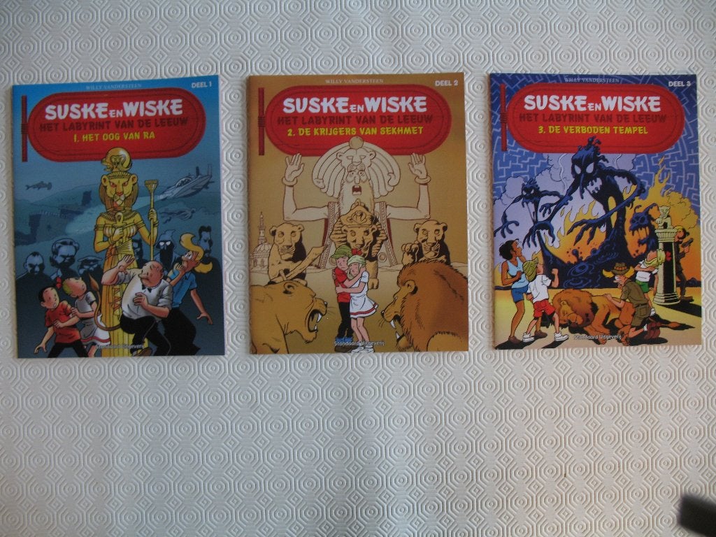 Suske en Wiske, Het labyrint van de leeuw 1ste druk compleet, Série complète ou Série, Enlèvement ou Envoi, Neuf