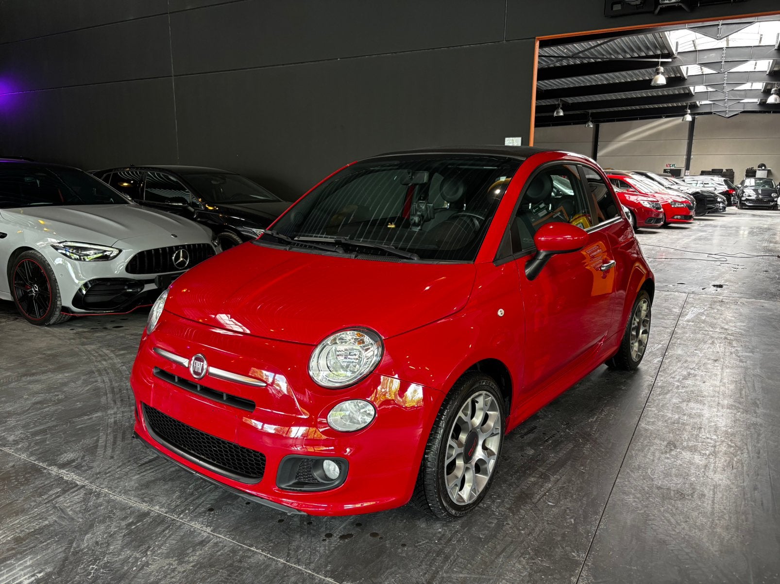 FIAT 500 C / 12 MOIS DE GARANTIE ( finition spéciale sport), Achat, Entreprise, Boîte manuelle, Noir