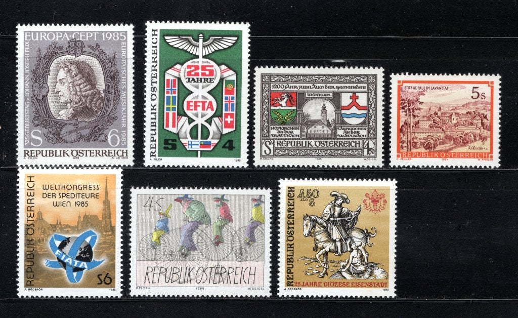 OOSTENRIJK Lot 1985 MH, Postzegels en Munten, Postzegels | Europa | Oostenrijk, Verzenden, Postfris