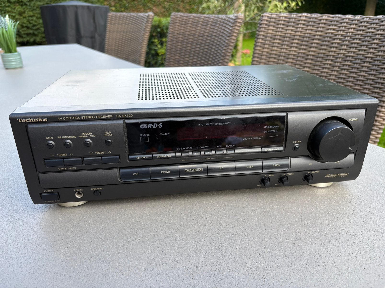 Technics Dolby Surround versterker & receiver, Enlèvement, Comme neuf