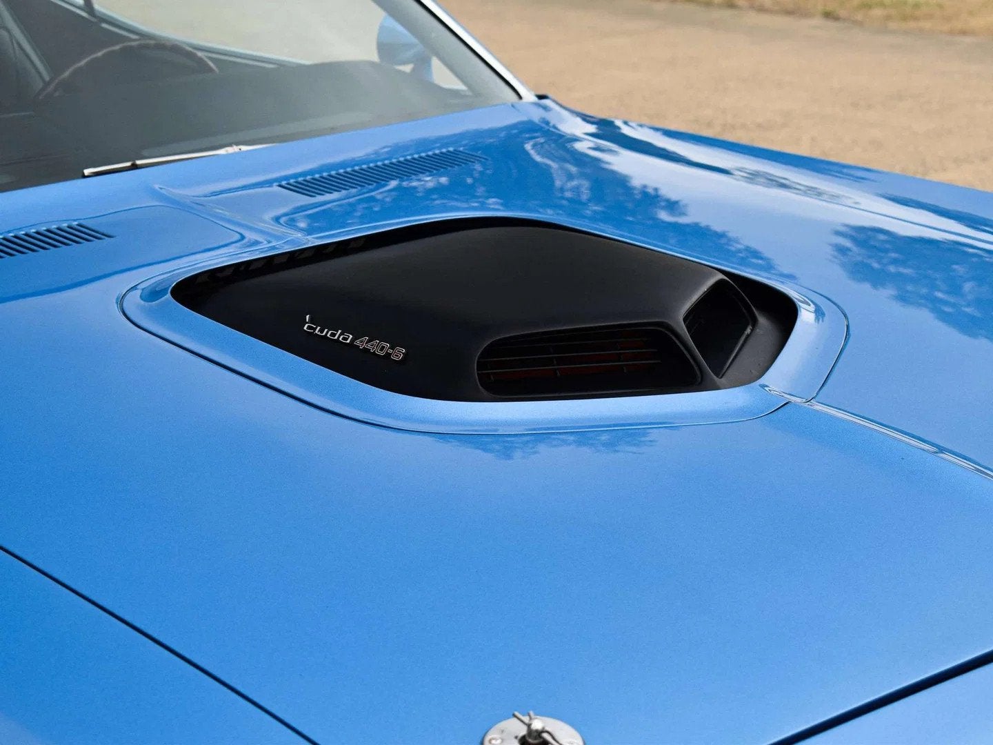 Plymouth Cuda 440-6 / B5 True Blue Metallic / Top Condition, foto 12