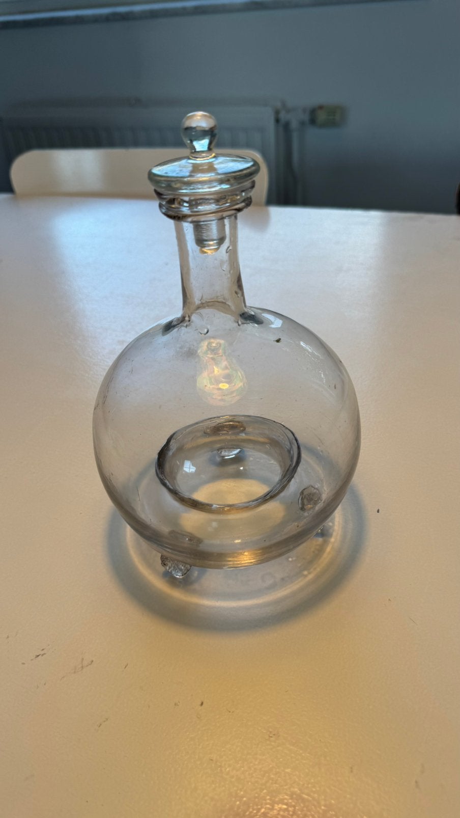 Authentique ancien piège à guêpes à mouches en verre, Verre, Enlèvement, Comme neuf