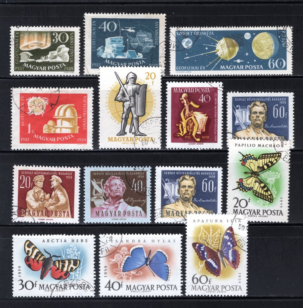 HONGARIJE Lot 1959 gestempeld, Verzenden, Gestempeld