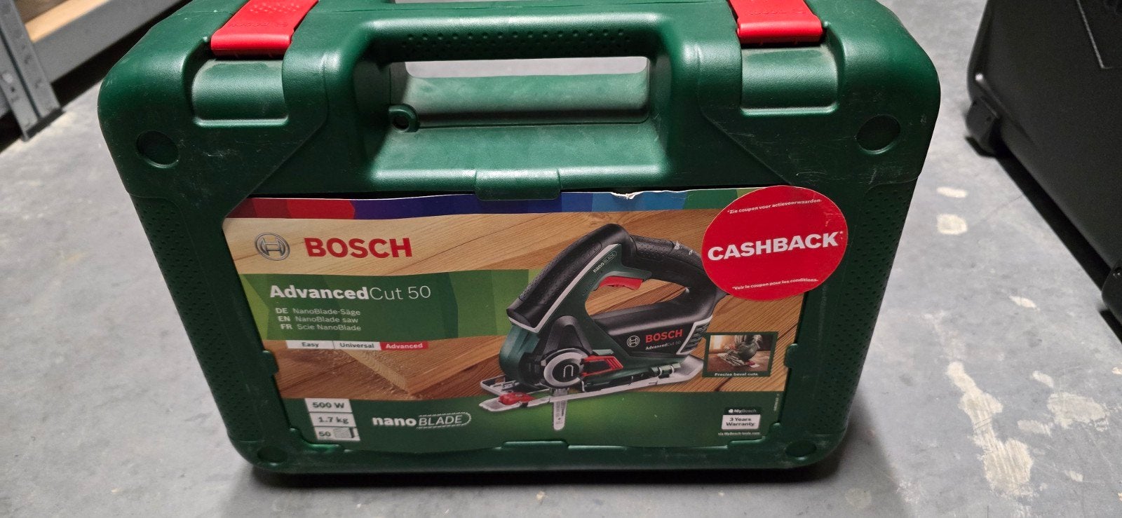 BOSCH ADVANCED CUT 50, Ophalen