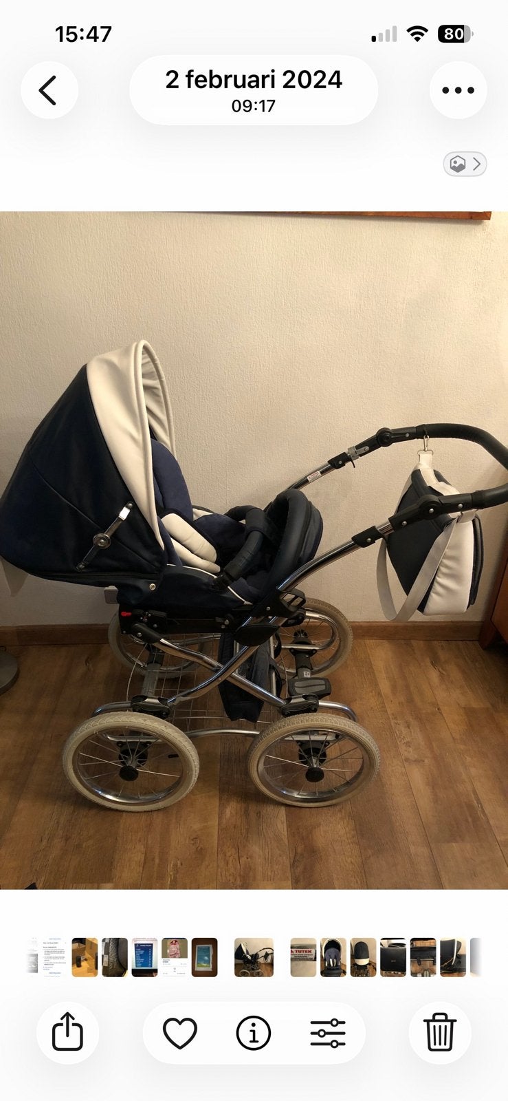 poussette, Enlèvement, Comme neuf, Poussette, Pneus