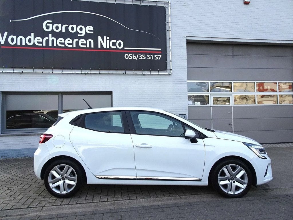 Renault Clio 1.0TCe 5d. CARPLAY,NAVI,FULL LED,CRUISE,BLUETH,, Auto's, Stof, Gebruikt, 91 pk, 67 kW