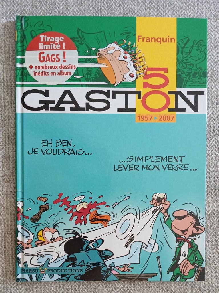 BD Gaston Lagaffe 50 - 1957 > 2007 EO Franquin Neuf, Livres, Une BD, Enlèvement ou Envoi, Neuf