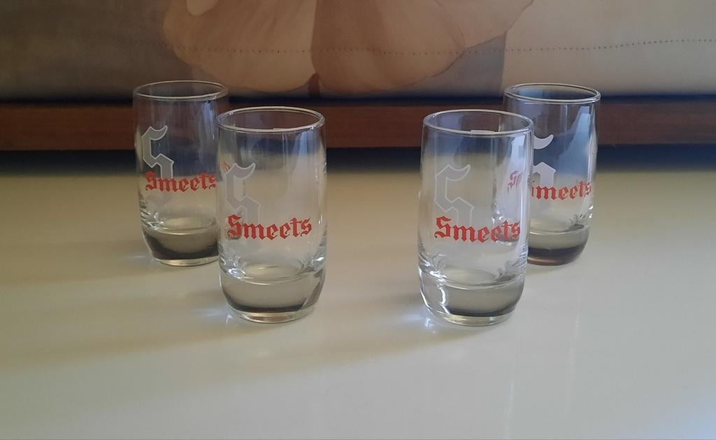 Verres à shot/gin Smeets, Collections, Enlèvement ou Envoi, Comme neuf, Verres et Verres à shot