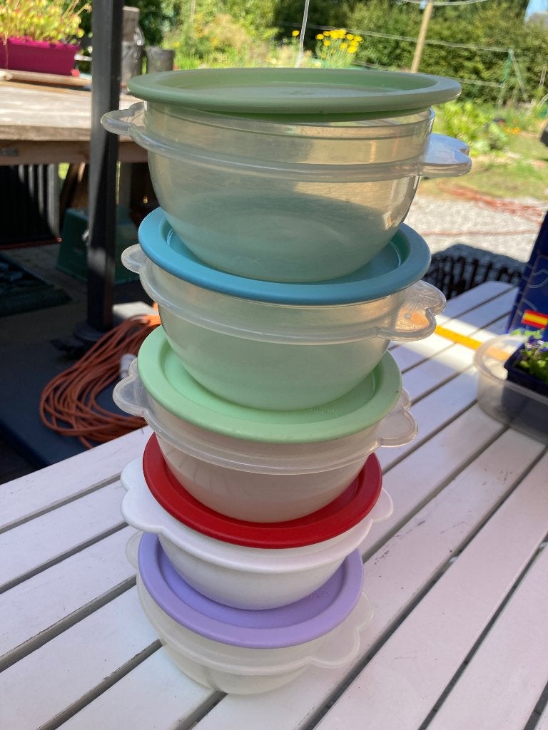 Tupperware potjes, Huis en Inrichting, Ophalen of Verzenden, Met deksel