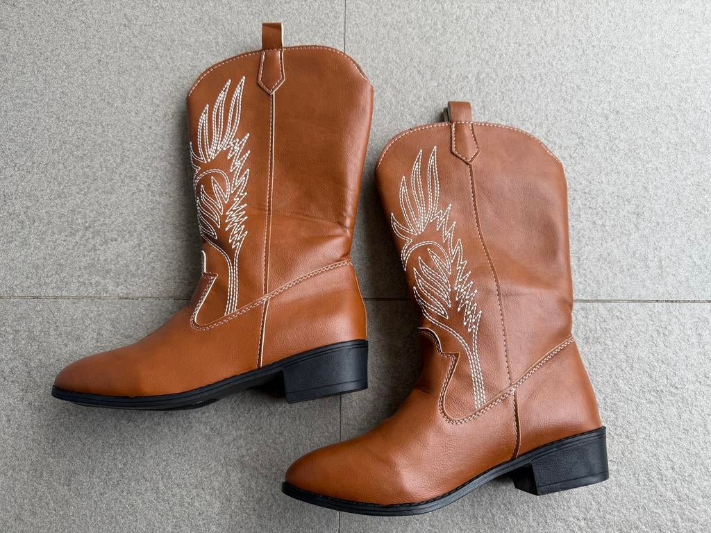 Cowboy laarzen bruin maat 36 NIEUW, Kleding | Dames, Hoge laarzen, Bruin, Nieuw, Ophalen of Verzenden