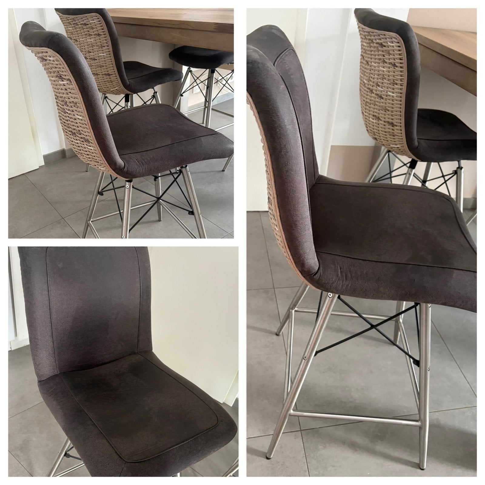 Salle à manger et table de salon + 4 chaises, Enlèvement