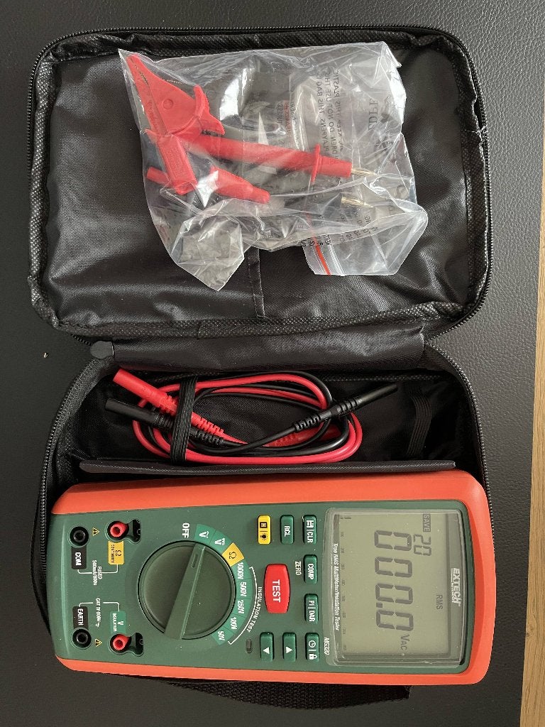 Isolatie meter elektriciteit Extech MG320, Doe-het-zelf en Bouw, Meetapparatuur, Ophalen of Verzenden, Nieuw, Elektriciteit