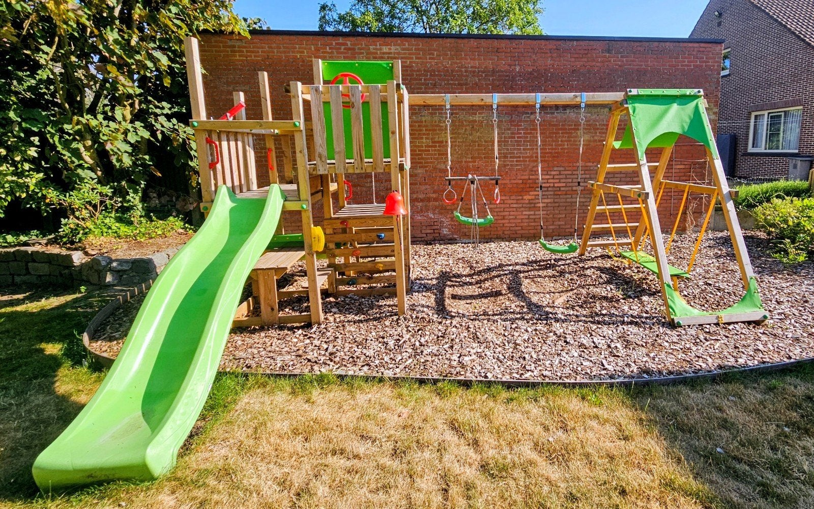 Houten speeltoestel ~ 1 jaar oud, Kinderen en Baby's, Ophalen, Zo goed als nieuw, Schommel