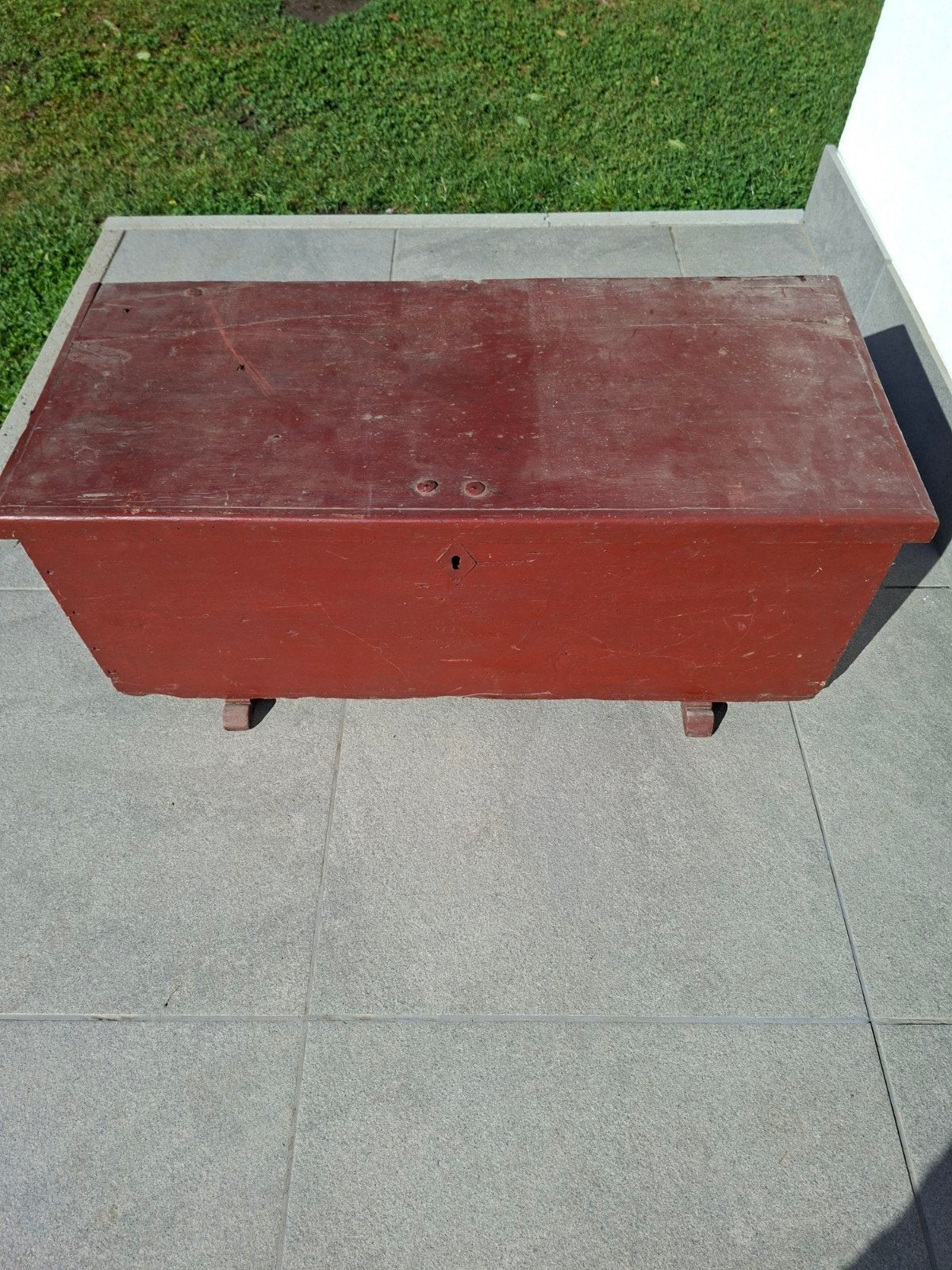 vieux coffre en bois, Ophalen