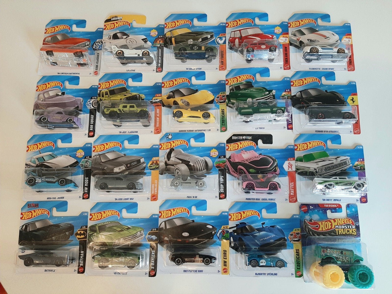 20 mooie hotwheels auto's, Ophalen of Verzenden, Auto