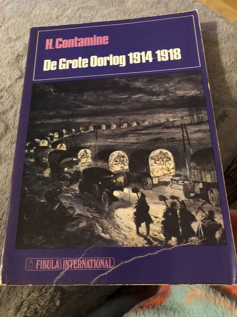 De grote oorlog 1914 - 1918 - H. Contamine, Boeken, Oorlog en Militair, Gelezen, Algemeen, Voor 1940, Ophalen of Verzenden