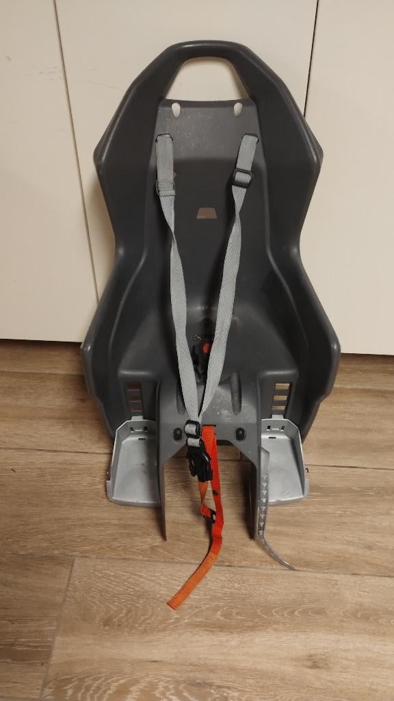 Siège Enfant Vélo Arrière Porta-Bagages Polisport Koolah, Repose-pieds, Enlèvement, Utilisé, Polisport