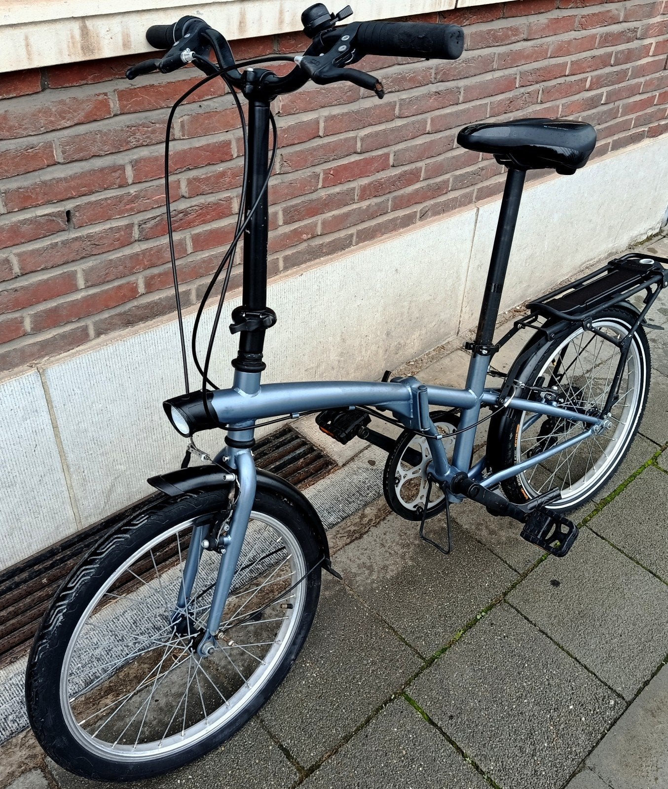 B TWIN plooifiets in zeer goede staat!, Velgrem, Versnellingen, Zo goed als nieuw, Ophalen