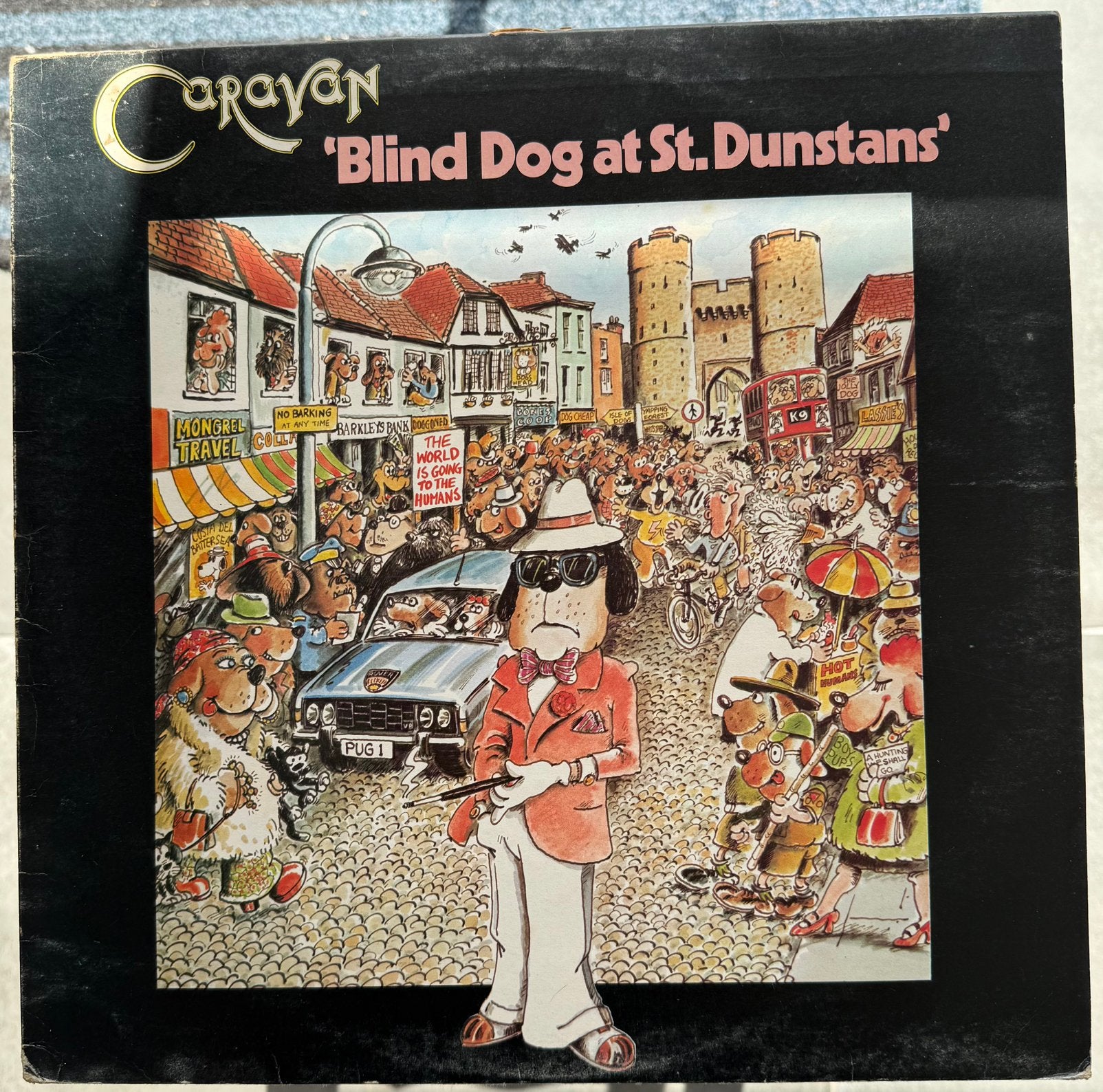 LP Caravan - Blind dog at St Dunstan, CD & DVD, Vinyles | Rock, Enlèvement ou Envoi, Rock progressif, Utilisé, LP