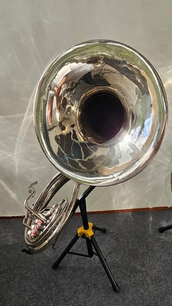 B&F Amati Kraslice mod 260 BBb Sousaphone, Musique & Instruments, Enlèvement, Utilisé, Cuivre