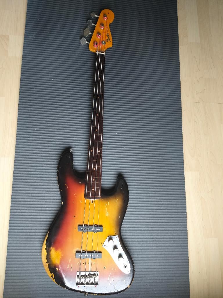 Jazzbasgitaar „jaco” Stevie G uit de jaren 60, Muziek en Instrumenten, Ophalen, Gebruikt, Elektrisch, Fretloos
