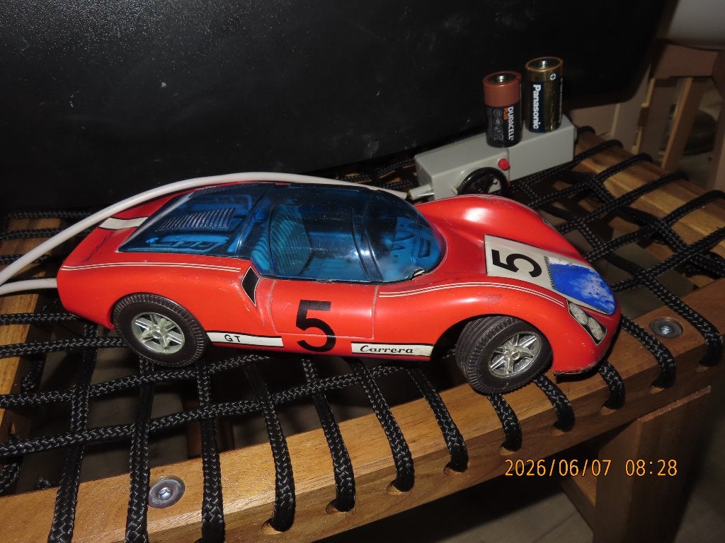 Bblikken auto Joustra Porsche met afstandbediening, Antiek en Kunst, Antiek | Speelgoed, Ophalen of Verzenden