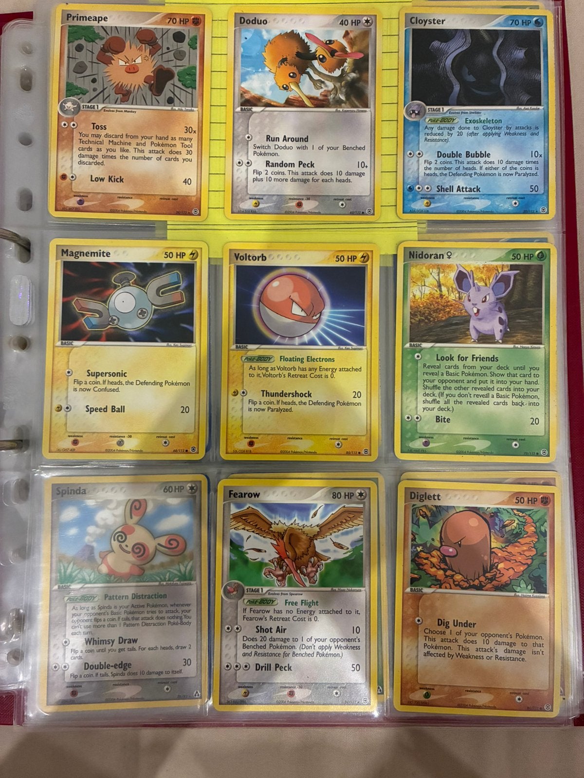 Vintage Pokemon Binder, Ophalen of Verzenden, Zo goed als nieuw, Meerdere kaarten