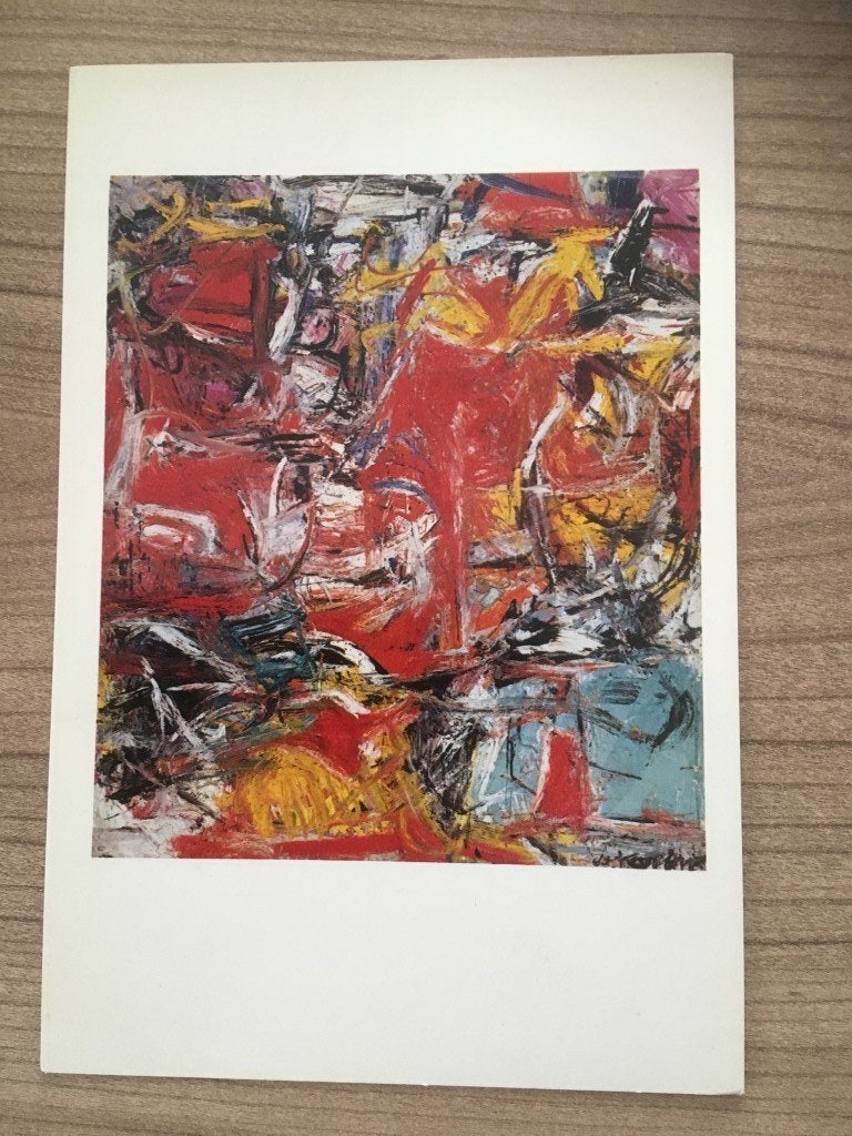 carte postale Willem De Kooning composition 1955, Enlèvement ou Envoi