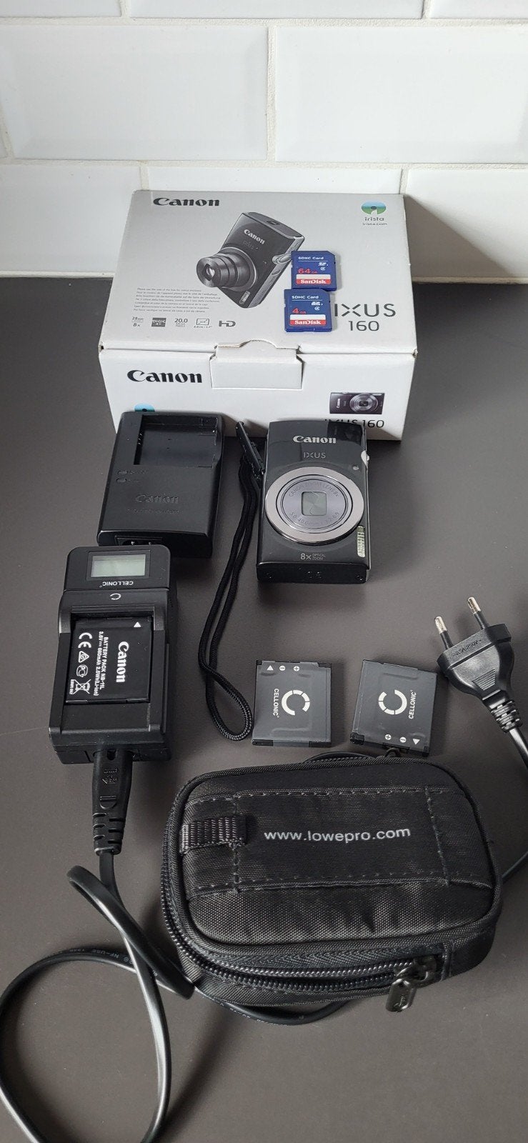 Canon Ixus 160, Ophalen of Verzenden, Geheugenkaart, Canon