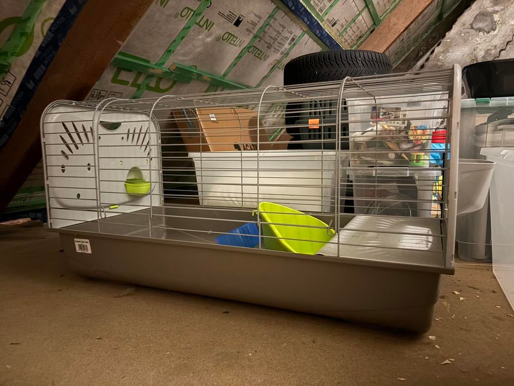 Kooi voor cavia’s/konijn in zeer goede staat, Dieren en Toebehoren, Kooi, Zo goed als nieuw, Konijn, 75 tot 110 cm