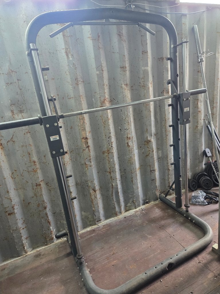 Smith machine half rack, Sport en Fitness, Fitnessmaterialen, Ophalen